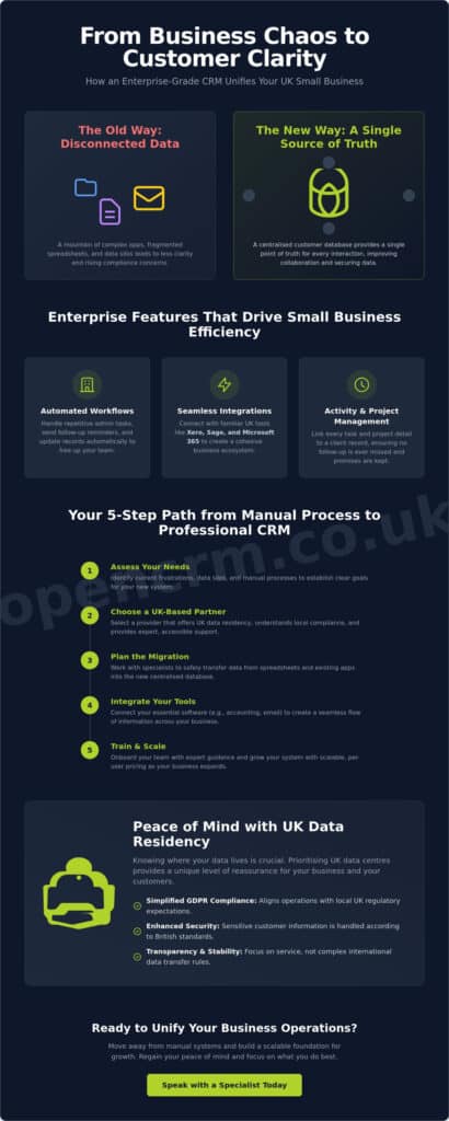 Centralised customer database