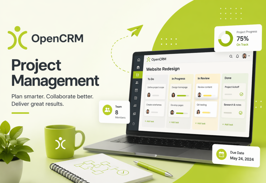 OpenCRM for project management 